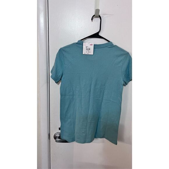 PUMA GREEN LOGO TEE SHIRT WOMENS SIZE XS NEW P1-145 - Picture 6 of 9
